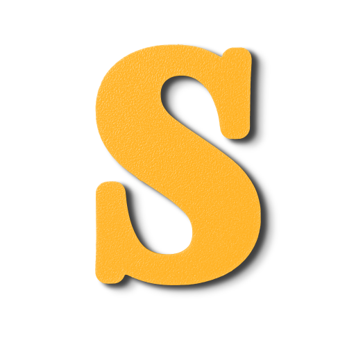 Block Font - Individual Letters