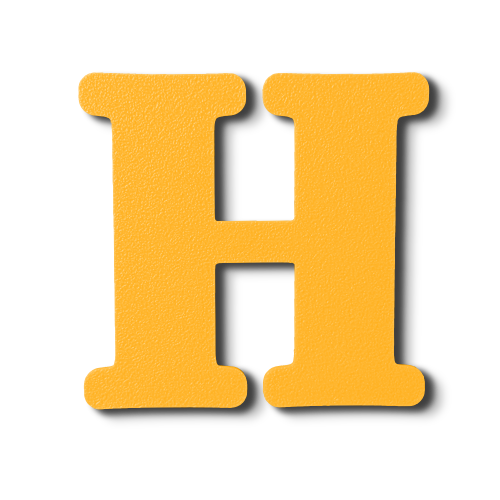 Block Font - Individual Letters