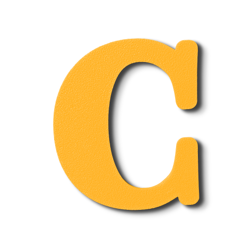 Block Font - Individual Letters