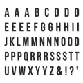 Slim Font - 54 Pack