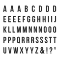 Slim Font - 54 Pack
