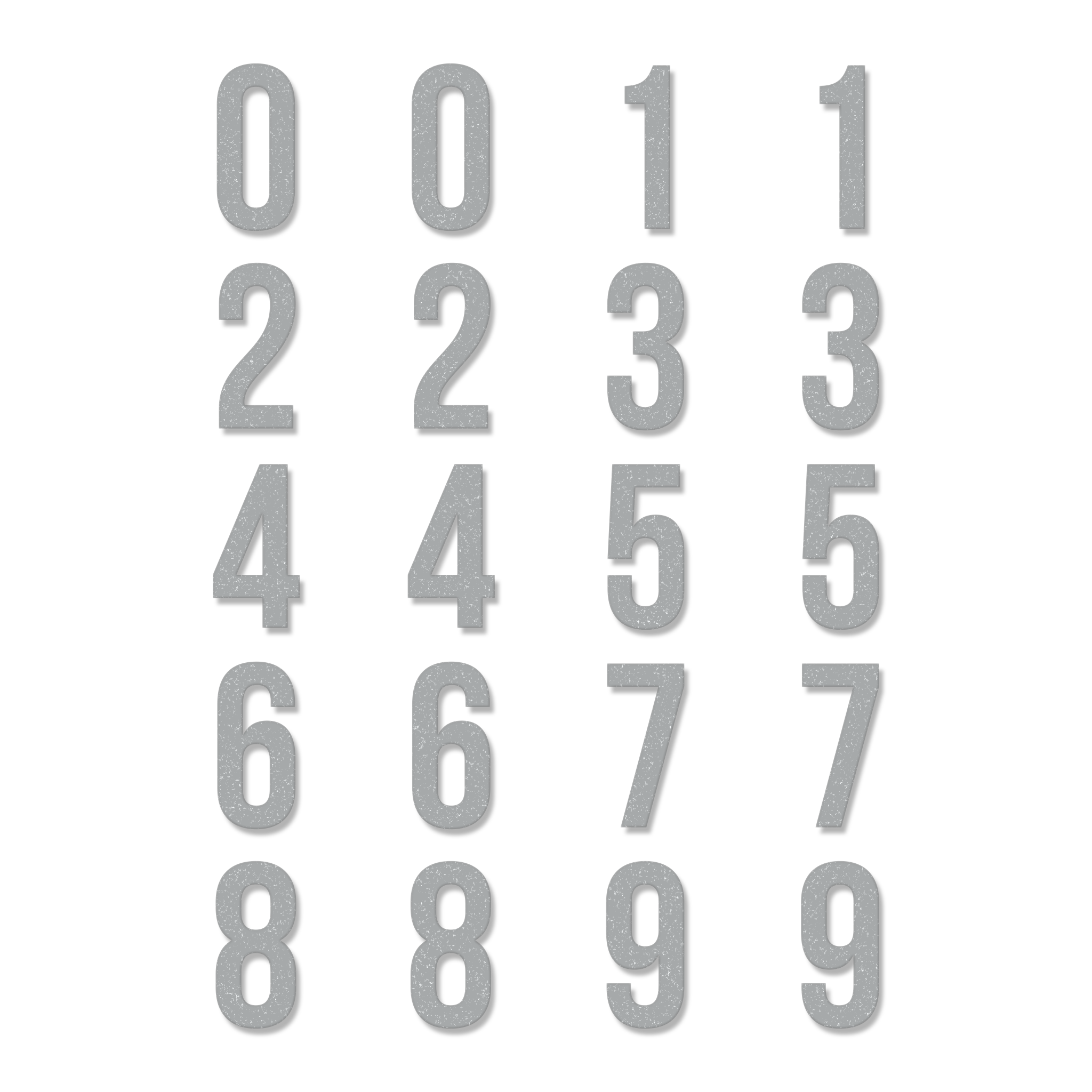 Slim Font - Numbers Pack