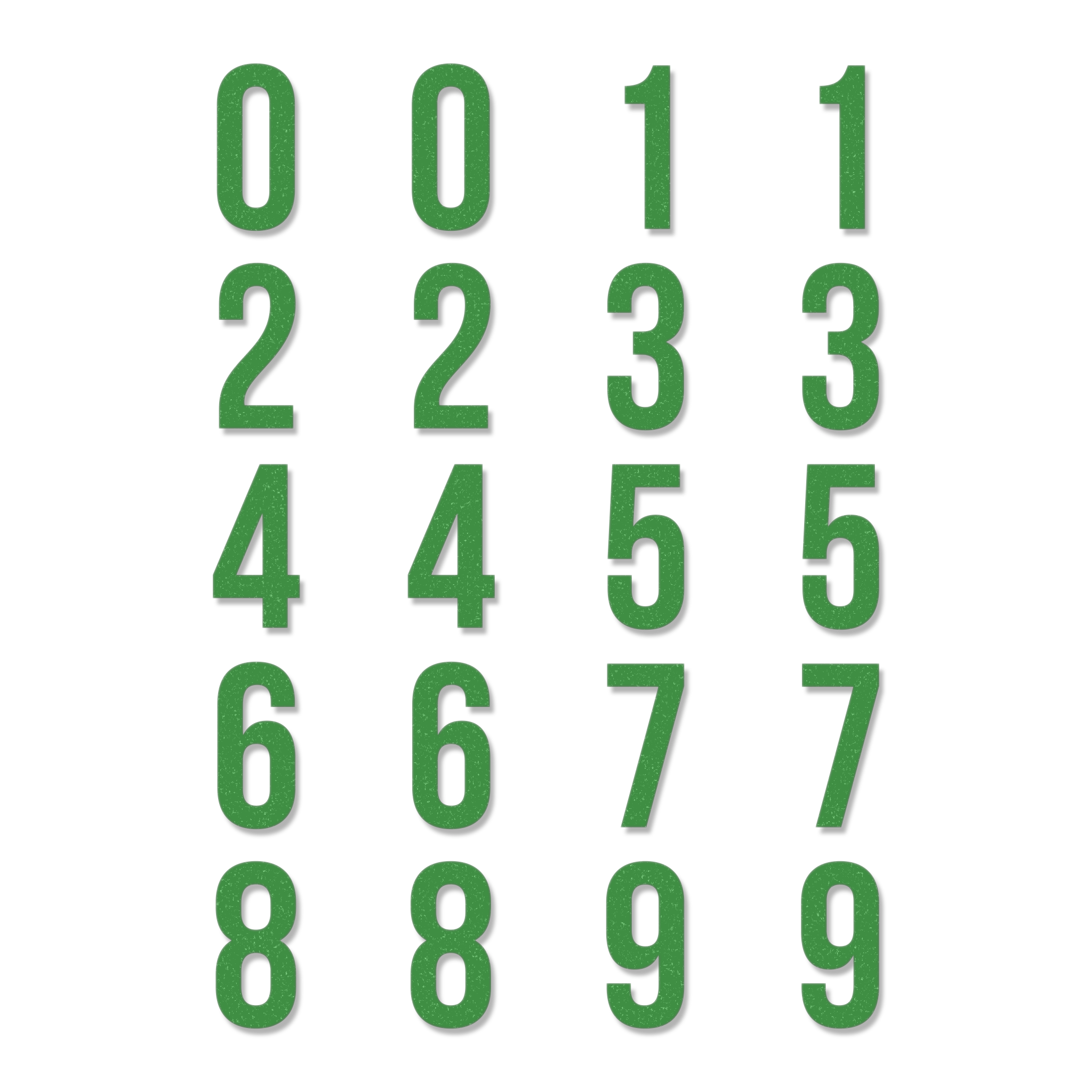 Slim Font - Numbers Pack
