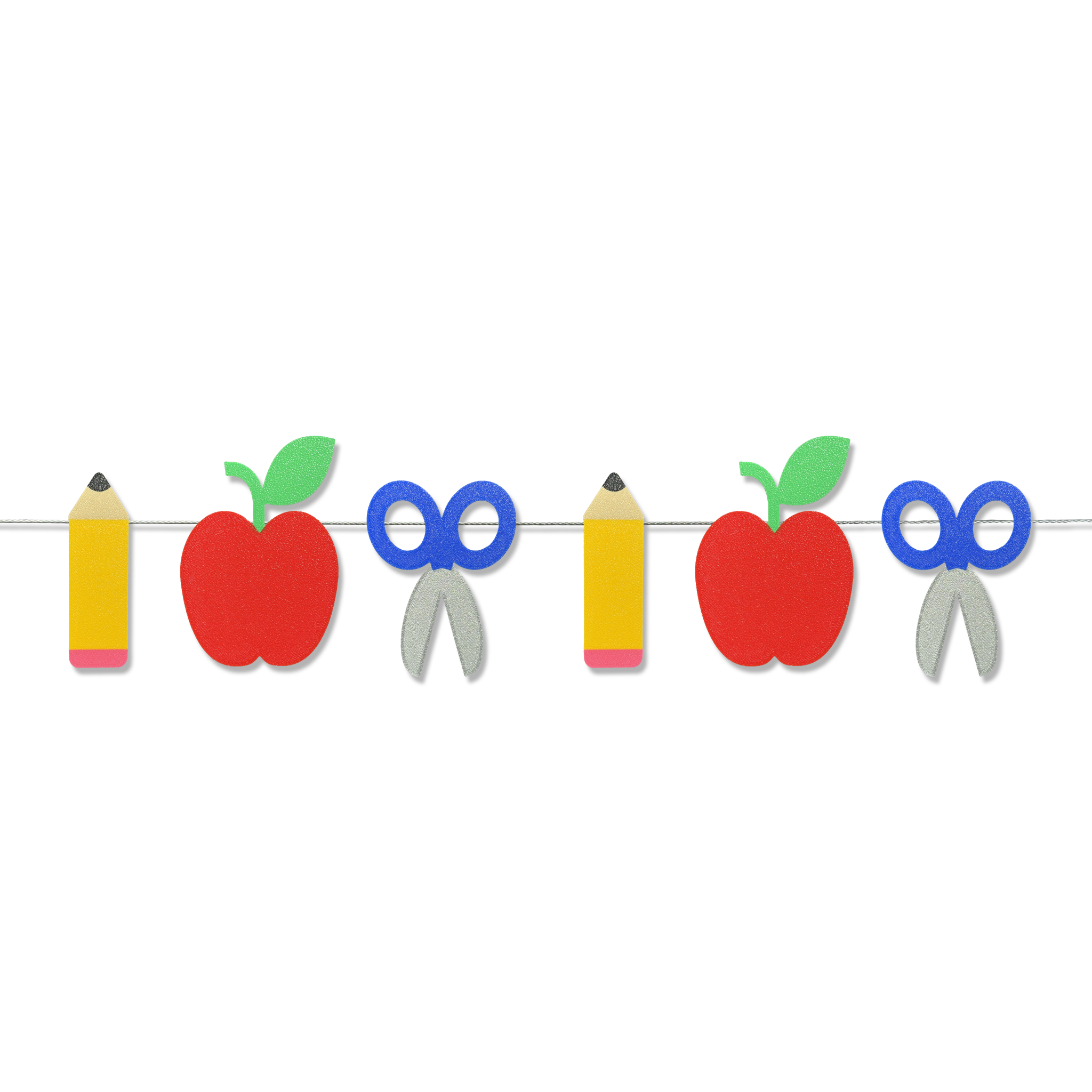 Set of 6 classroom shapes