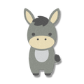 Farm donkey