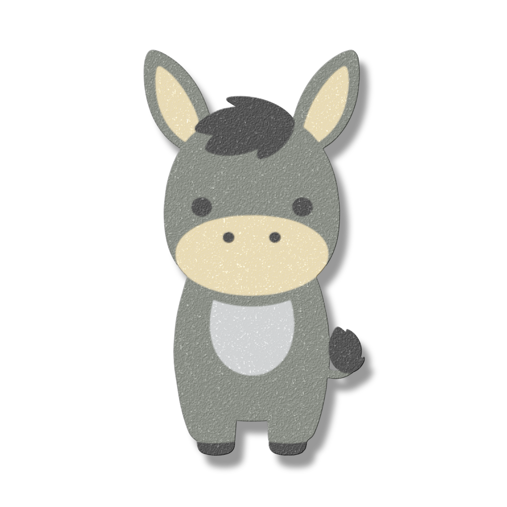 Farm donkey