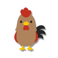Farm rooster 