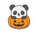 Panda in Pumpkin