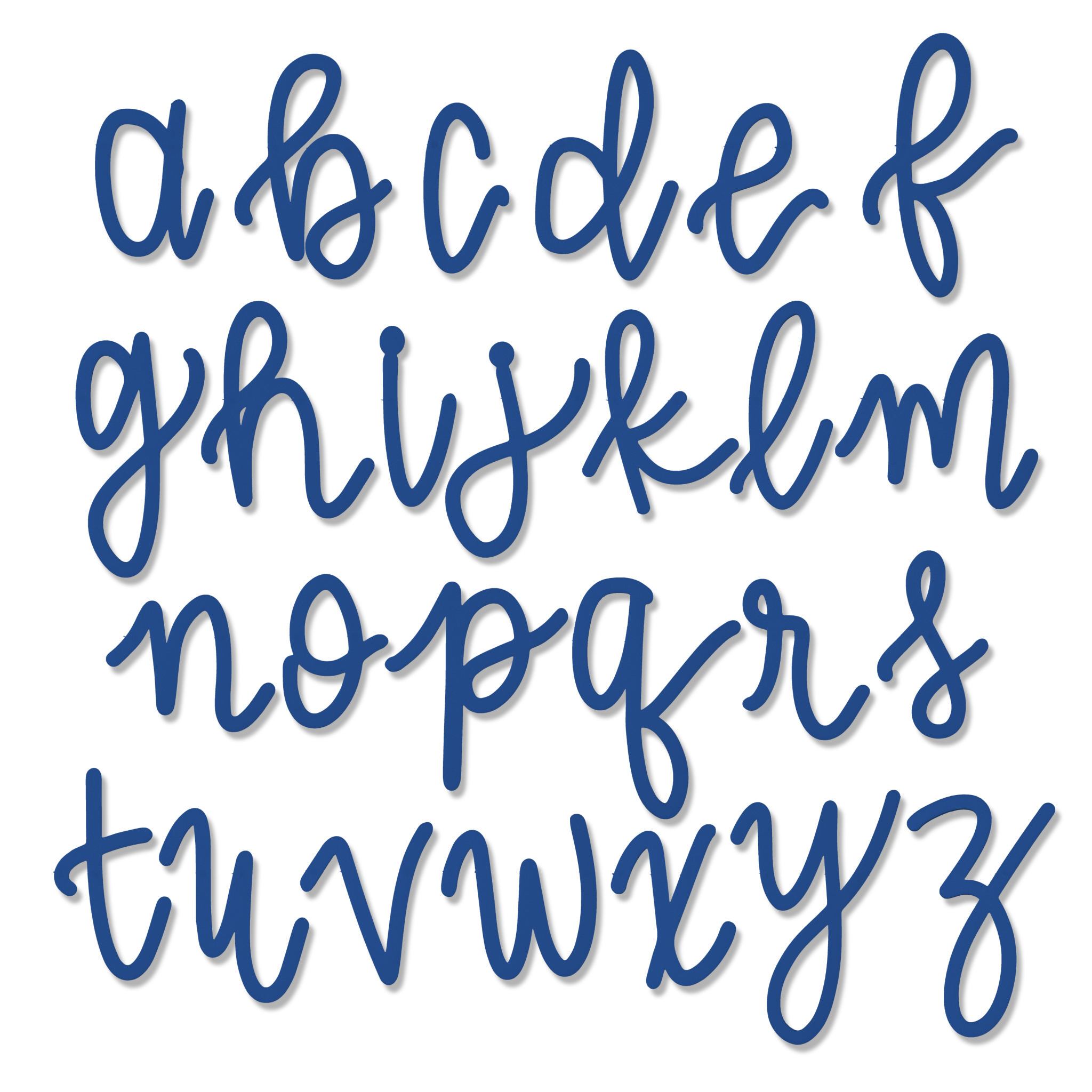 Script Font - Individual Letters